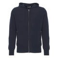 Cashmere hoodie with zipper