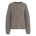 Maglione in brushed cashmere
