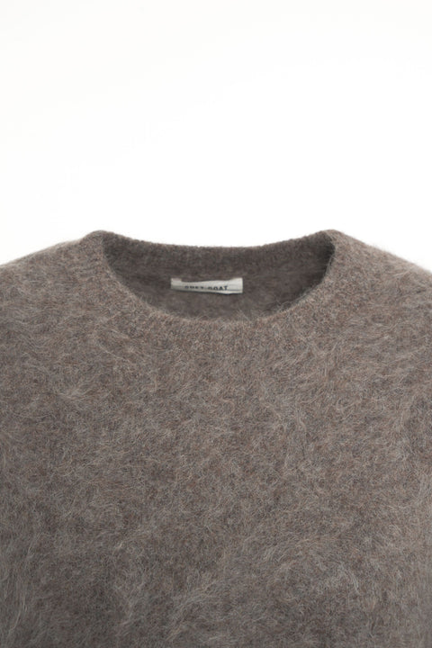 Brushed cashmere sweater