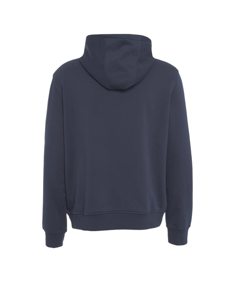 Felpa con cappuccio e ricamo logo