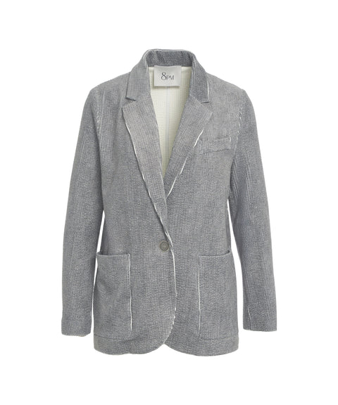 Blazer con cuciture a contrasto 'Zuleika'