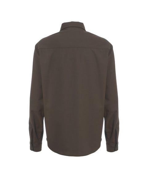 Camicia in misto lana 'Osaka'