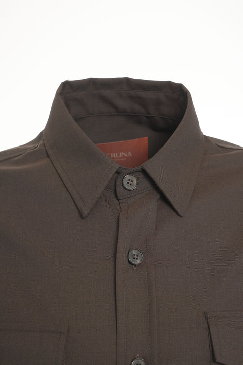 Camicia in misto lana 'Osaka'