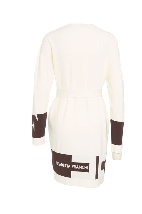 Cardigan con cintura in vita