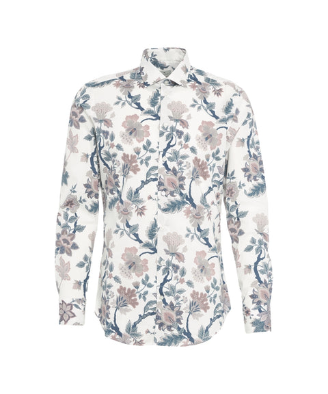 Camicia con stampa floreale