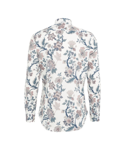 Camicia con stampa floreale