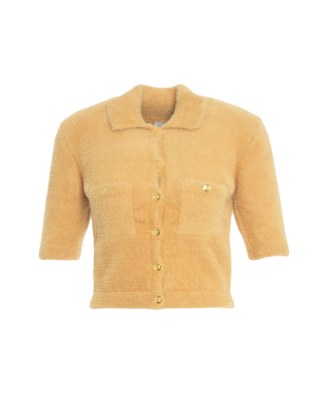 Cardigan con bottoni decorativi