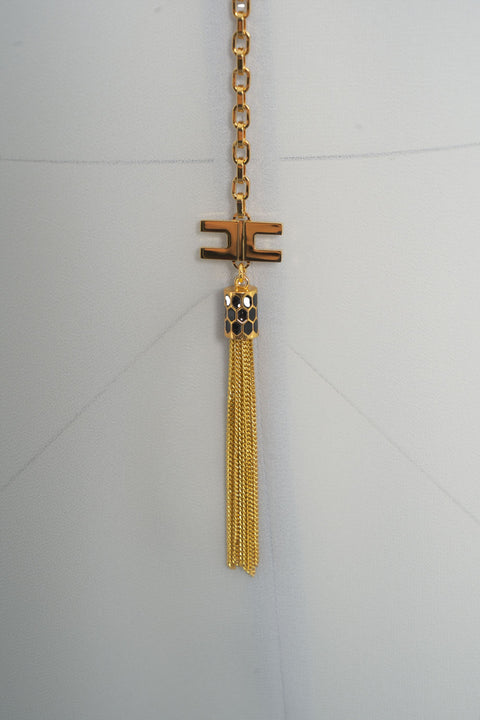 Bluse mit Kettendetail