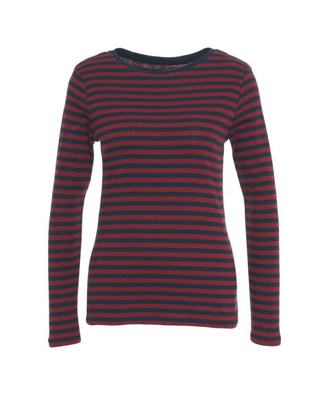 Gestreiftes Langarmshirt