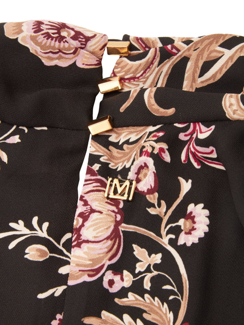 Maxikleid mit floralem Muster