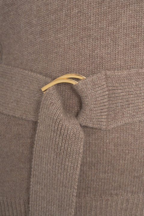 Pullover mit Taillengürtel