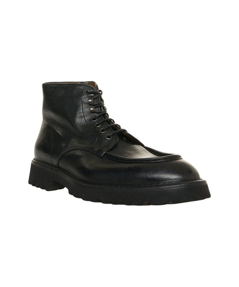 Stivali in pelle liscia