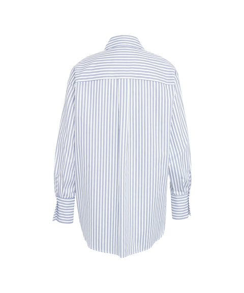 Camicia a righe con logo