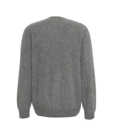 Maglia in brushed cashmere