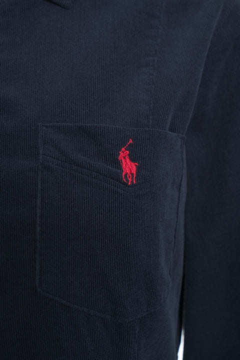 Corduroy shirt dress