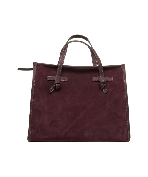 Gianni Chiarini Wildleder Handtasche 'Marcella' Violett Damen