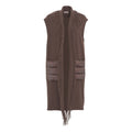 Gilet con dettaglio frange