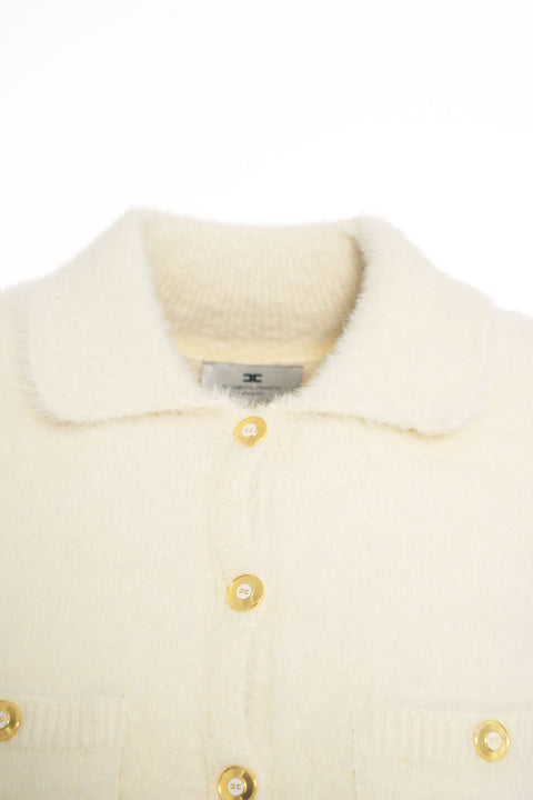 Cardigan con bottoni decorativi