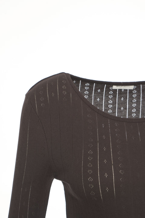 T-shirt a maniche lunghe 'Edie'