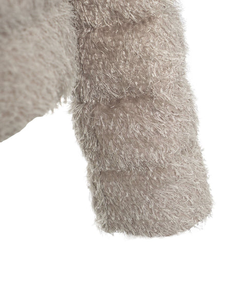 Piumino in pelliccia sintetica