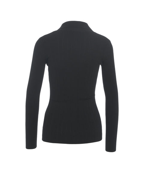 Strickpullover mit Kettendetail