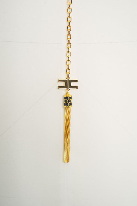 Bluse mit Kettendetail