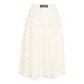 Midi skirt with appliqués