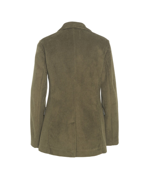 Blazer in velluto a coste