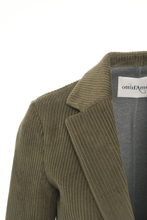 Blazer in velluto a coste