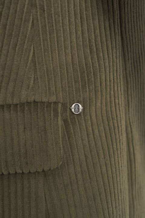 Blazer in velluto a coste