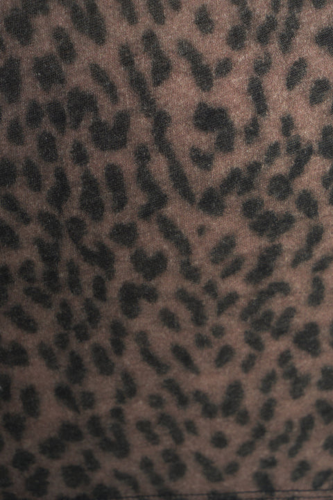 Dolcevita con stampa animalier