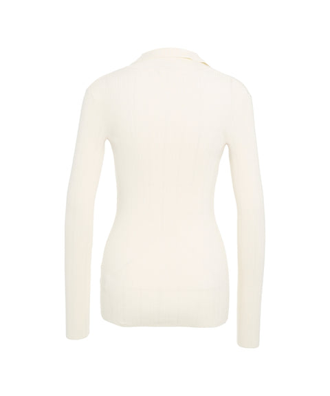 Strickpullover mit Kettendetail