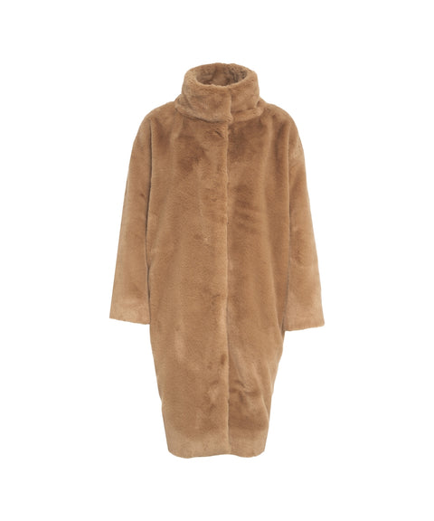 Cappotto in ecopelliccia