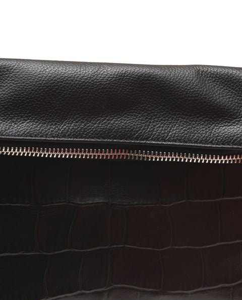 Umhängetasche in Kroko-Optik 'Mel'