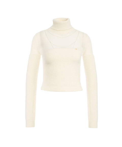 Dolcevita con logo charm