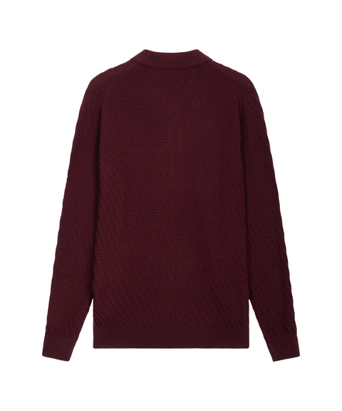 Maglione con colletto polo