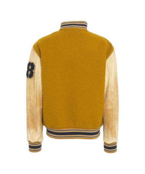 Giacca bomber con logo