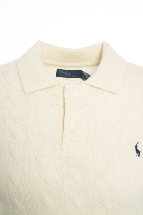 Polo in maglia con ricamo logo