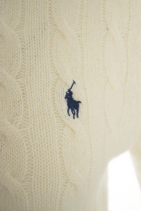Polo in maglia con ricamo logo