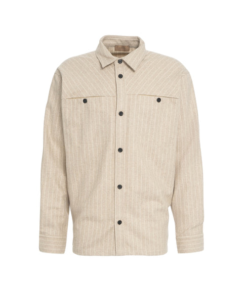 Overshirt a righe