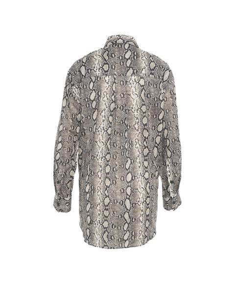 Bluse mit Animal-Print