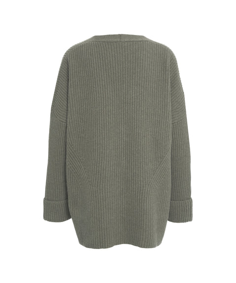 Gerippter Cardigan