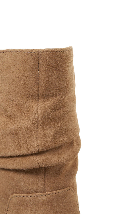 Stivali in pelle scamosciata