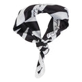 Foulard with logo print