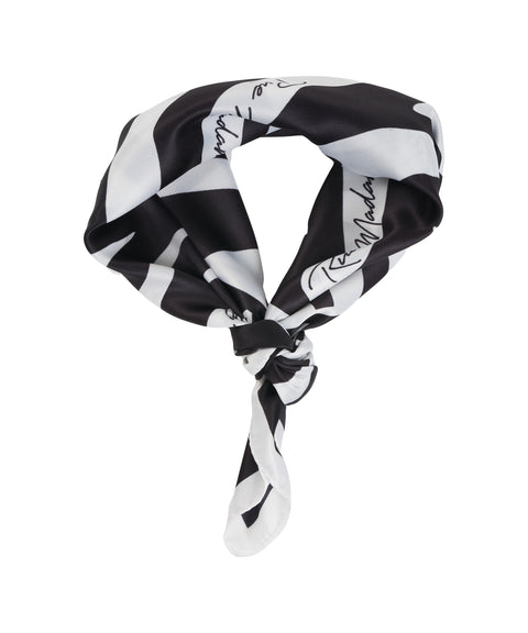 Foulard con stampa logo