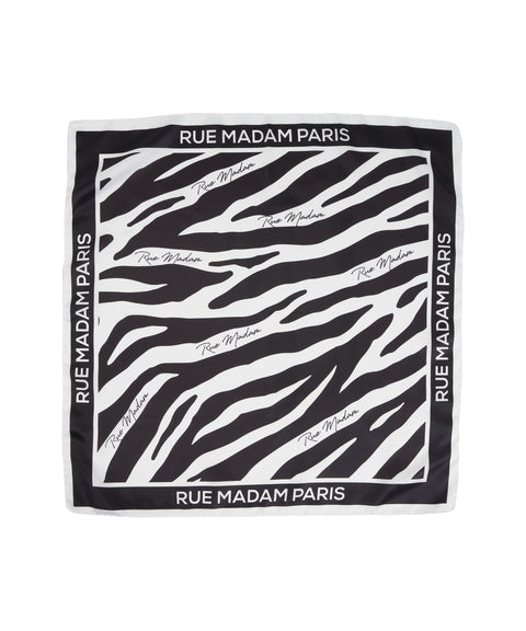 Foulard con stampa logo