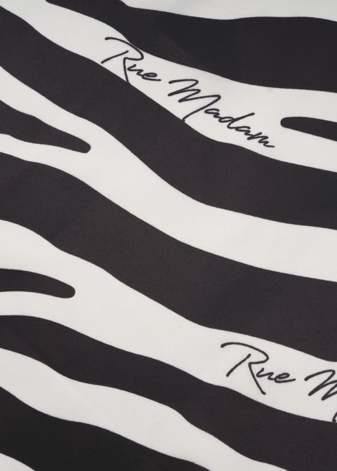 Foulard con stampa logo