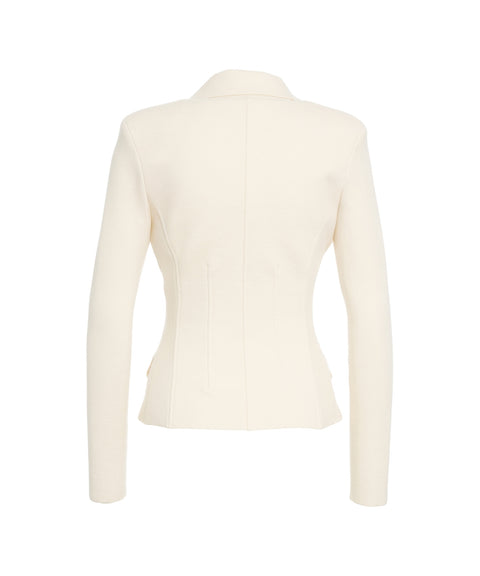 Blazer monopetto in lana