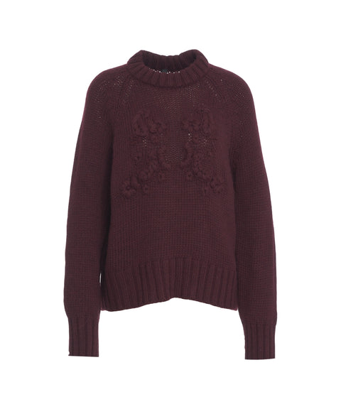 Pullover mit Logostickerei