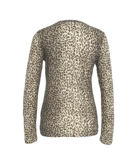 Langarmshirt mit Animal-Print
